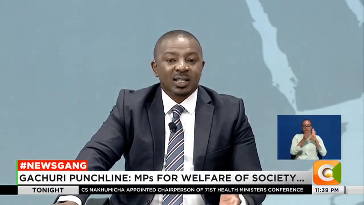 Gachuris Punchline Parliament For The Welfare Of Society